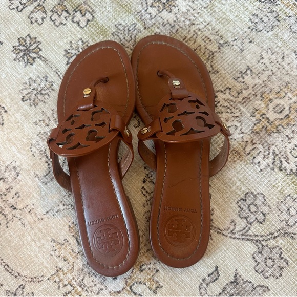 Tory Burch Shoes - Tory Burch Brown Miller Soft Sandals